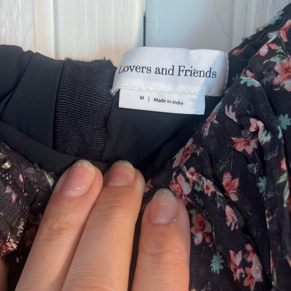 LOVERS + FRIENDS Sylviana Mini Dress in Martine Bloom Floral size M - Picture 6 of 9